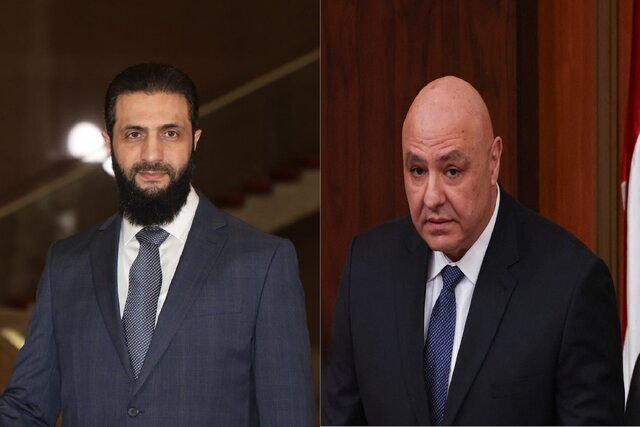 گفتگوی عون با الجولانی در مورد ترسیم مرزهای دریایی و آوارگان گفتگوی عون با الجولانی در مورد ترسیم مرزهای دریایی و آوارگان