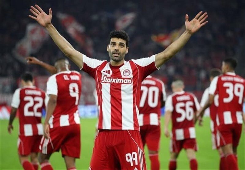 فرار المپیاکوس از شکست با گل طارمی؛ شادی خاص ستاره ایرانی در یونان
